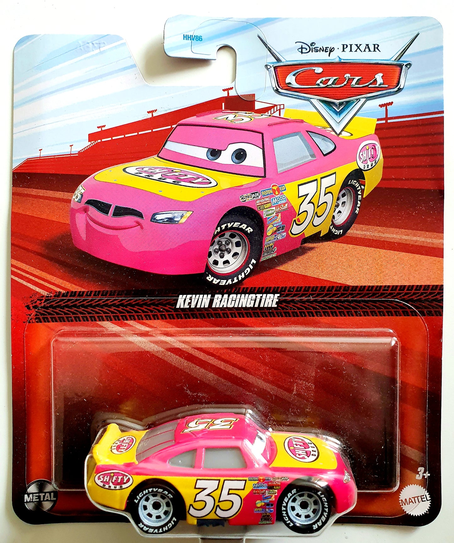 Kevin Racingtire - Version rose - Disney Cars