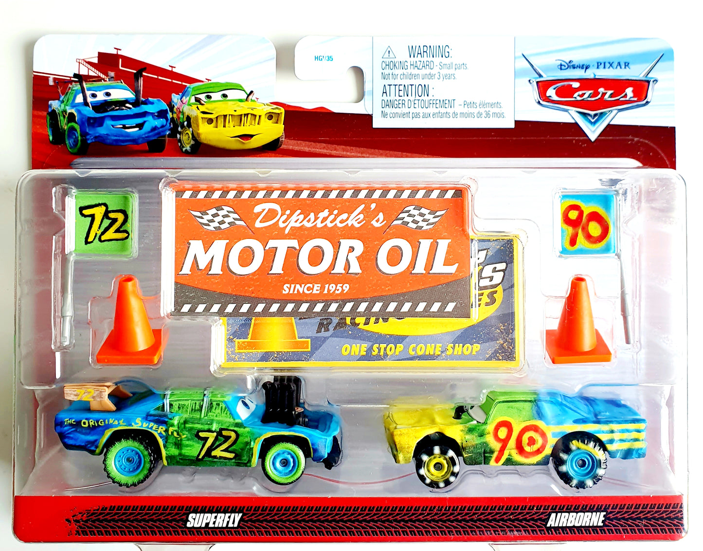 Pack double Airborne + Superfly - Disney Cars