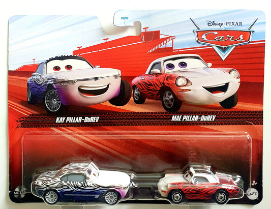 Pack double Mae Pillar-DuRev + Kay Pillar DuRev - Disney Cars