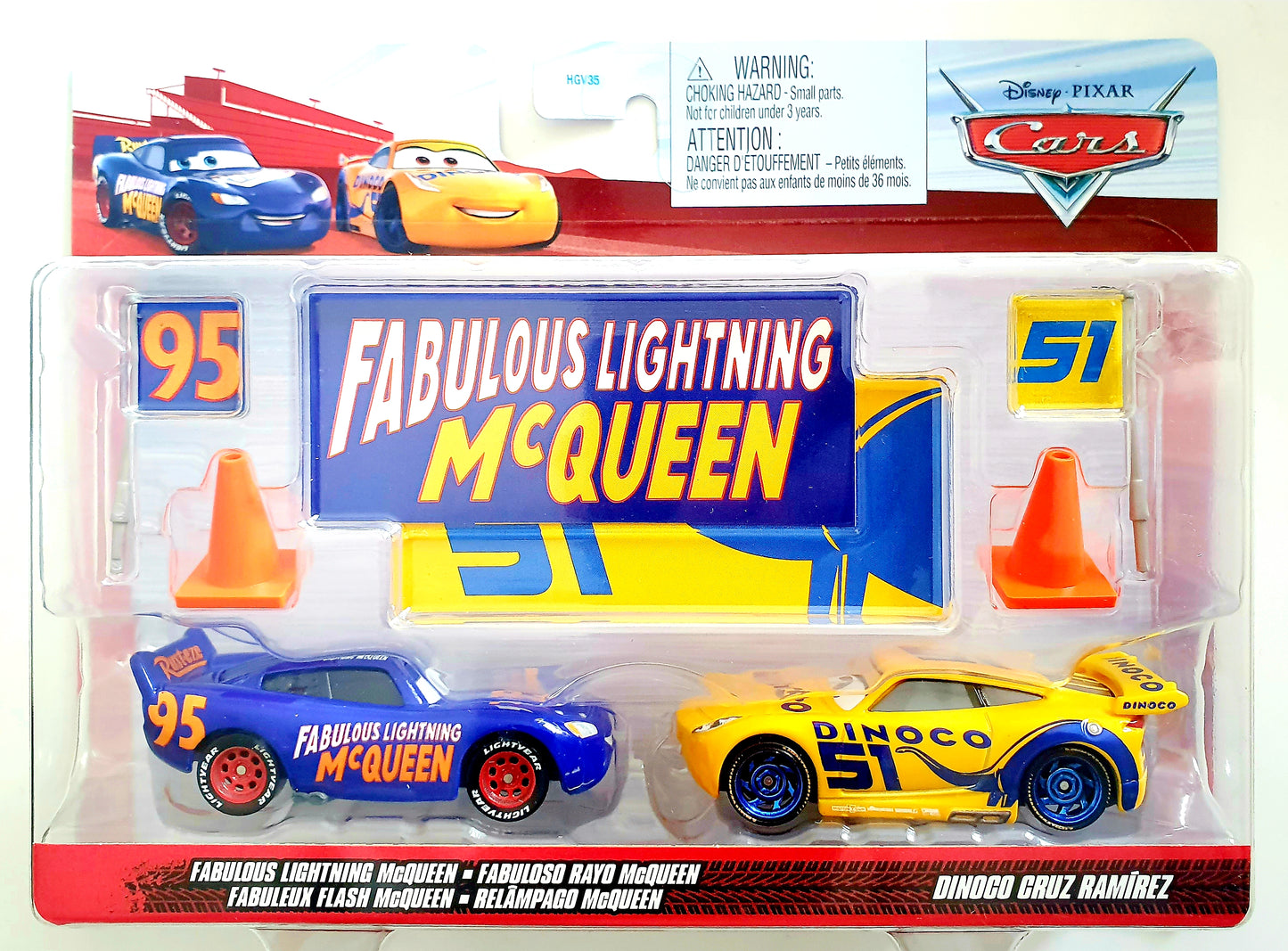 AA - Pack double Cruz Ramirez + Fabulous Flash McQueen - Disney Cars