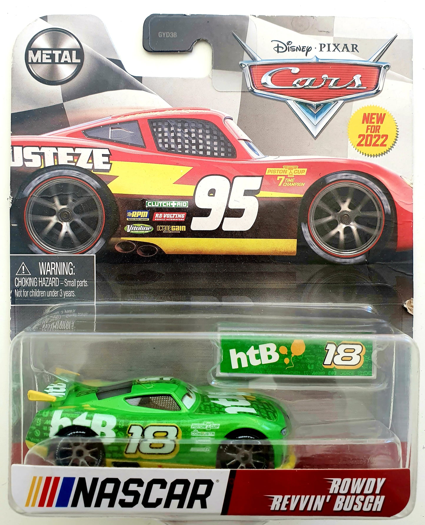 Rowdy Revvin Busch - HTB - Disney Cars