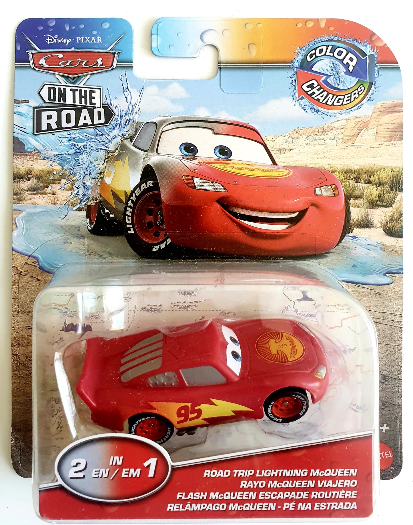 Flash McQueen - Road Trip - Color Changers - Disney Cars