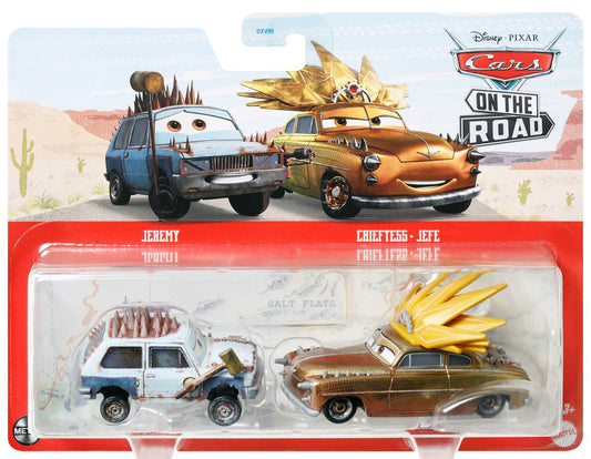 Pack double - Chieftess + Jeremy - Disney Cars