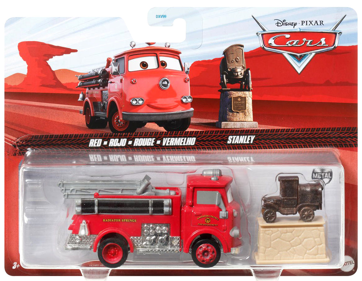 Pack double Red + Stanley - Disney Cars