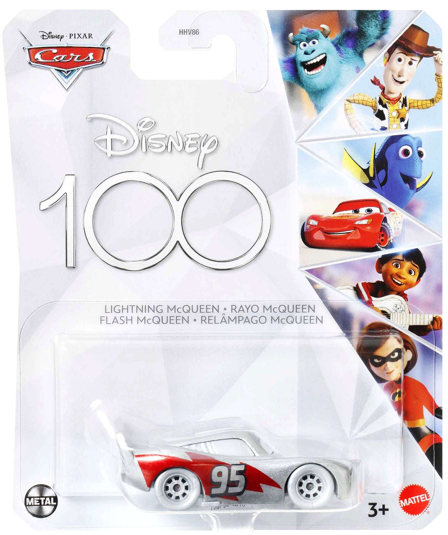 Flash McQueen - Collection 100 ans (Silver) - Disney Cars