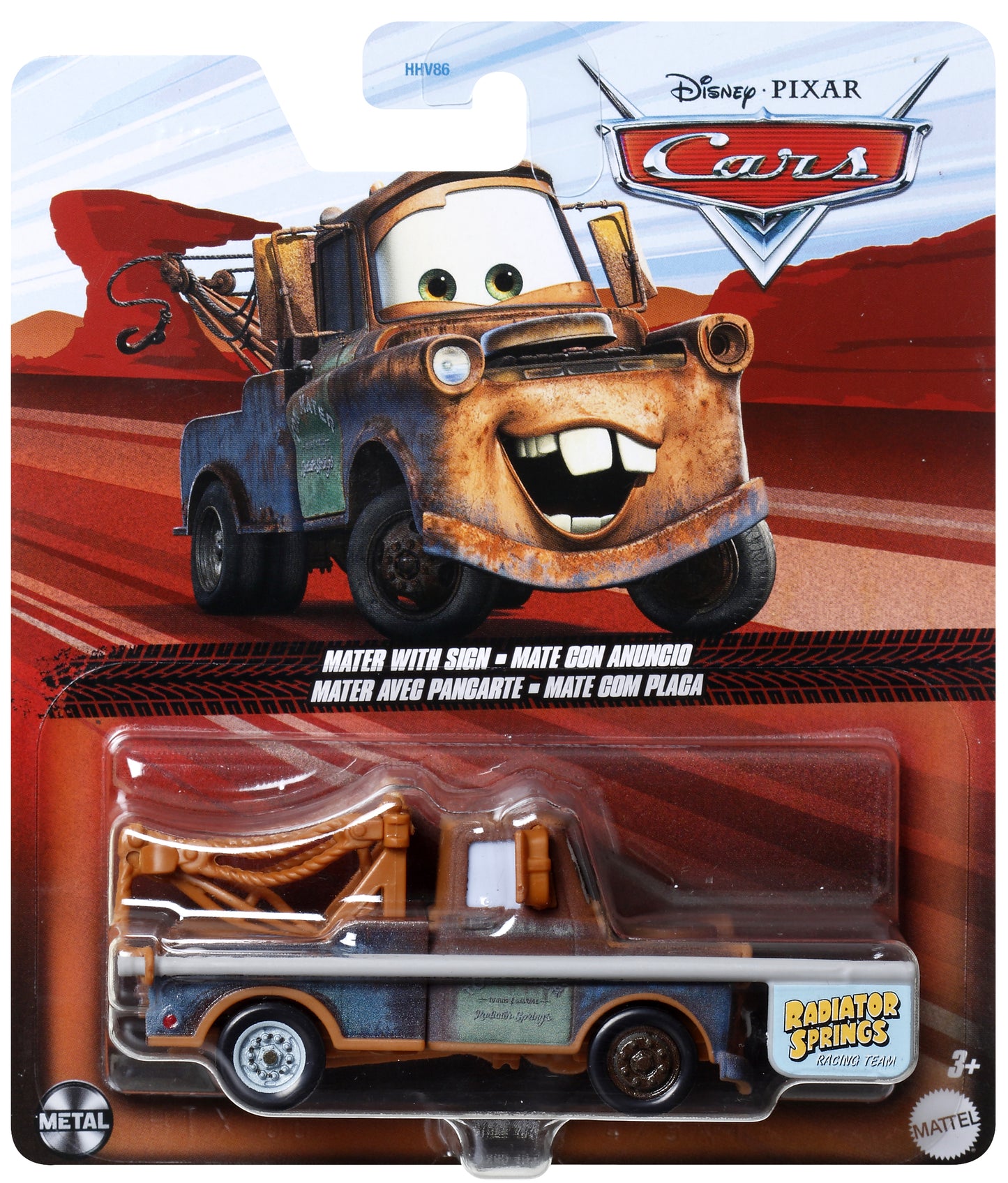 Martin - Avec une pancarte - Disney Cars